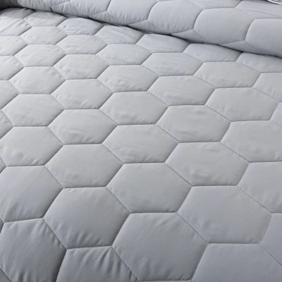 Honeycomb With Piping Down Alternative Duvet Insert - St. James Home 3 Honeycomb With Piping Down Alternative Duvet Insert - St. James Home
