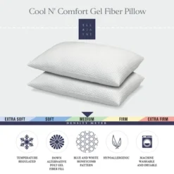 Cool N' Comfort Gel Fiber Pillow With CoolFlex Technology -Laura Ashley Shop GUEST 01aea017 c154 4065 b652 5d3270454503