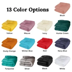 All-Season Oversized Down Alternative Reversible Comforter By Blue Nile Mills -Laura Ashley Shop GUEST 042e0528 bf87 4e5c b533 cfe88116d903