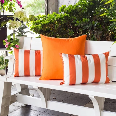 Gulches Stripe Pillow 14"x20" - Indoor & Outdoor Use, Weather/Skin-Friendly, 100% Solarium Polyester (Optional Polyester Filling) 7 Gulches Stripe Pillow 14"x20" - Indoor & Outdoor Use, Weather/Skin-Friendly, 100% Solarium Polyester (Optional Polyester Filling) - Image 5