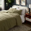 3pc Full/Queen Traditional Cozy Chenille Comforter And Sham Set Green - Threshold™ -Laura Ashley Shop GUEST 0cd04746 5b07 40b5 b3a4 ecee7ce94b6f