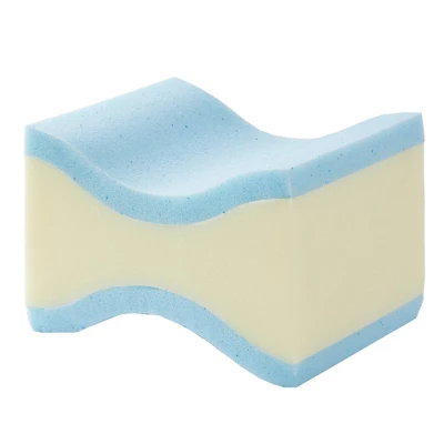 Medium Memory Foam Knee Pillow: Orthopedic Support For Back Pain Relief, Universal Sleeper Pillow, OEKO-TEX Certified 3 Medium Memory Foam Knee Pillow: Orthopedic Support For Back Pain Relief, Universal Sleeper Pillow, OEKO-TEX Certified