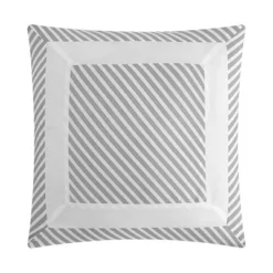 Chic Home Gibson Comforter Set Striped Hotel Collection Design Bed In A Bag Bedding - 9 Piece - Grey -Laura Ashley Shop GUEST 0e1cb713 e00a 462b aa89 20edec0f2999