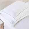 Standard 2pk Hemstitch Pillow Sham White - Luxury Hotel -Laura Ashley Shop GUEST 0f6bca36 6562 4b62 a185 5639640d11aa