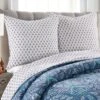 Bellamy Teal Standard Sham Set - Two Standard Shams - Levtex Home -Laura Ashley Shop GUEST 1006ed78 2a51 42c7 825a 951b1ed3fb7d