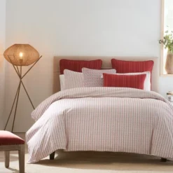 Lodi Reversible Percale Cotton Comforter Set Red/White - Heirlooms Of India -Laura Ashley Shop GUEST 1586b933 6a54 4b83 ba30 03430cf6e892