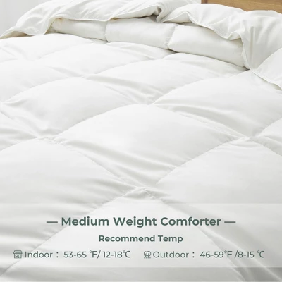 Peace Nest Lightweight & Medium Weight White Goose Feather Down Comforter 6 Peace Nest Lightweight & Medium Weight White Goose Feather Down Comforter - Image 4