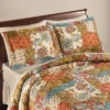 Collections Etc Elegant Arlington Floral Patchwork Pillow Sham Orange Gender Neutral -Laura Ashley Shop GUEST 19bebf43 813c 4149 9b92 b61d6cfe78aa