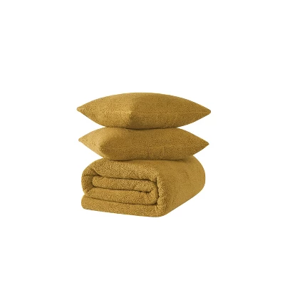 Brooklyn Loom 2pc Twin Marshmallow Comforter Set Mustard 3 Brooklyn Loom 2pc Twin Marshmallow Comforter Set Mustard
