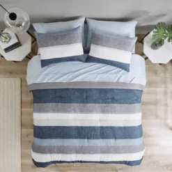 Madison Park Ryder Comforter Set With Bed Sheets Blue/Gray 23 Madison Park Ryder Comforter Set With Bed Sheets Blue/Gray -Laura Ashley Shop GUEST 209cd95c 4898 45b4 83d2 6ebbd527b221