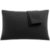 2 Pcs King 1800 Series Soft Brushed Microfiber With Zipper Pillow Case Black - PiccoCasa -Laura Ashley Shop GUEST 22ca08aa 5945 4f8f a8f6 015ea36355d9