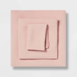 Twin/Twin XL Garment Washed Microfiber Solid Sheet Set - Room Essentials™ -Laura Ashley Shop GUEST 27762cb4 2a66 45b9 975a dcea8ca0ef1a