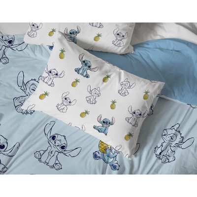 Saturday Park Disney Lilo & Stitch Watercolor Vibes 100% Organic Cotton Bed Set 7 Saturday Park Disney Lilo & Stitch Watercolor Vibes 100% Organic Cotton Bed Set - Image 5