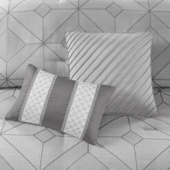 7pc Ollie Jacquard Comforter Set Gray - Madison Park -Laura Ashley Shop GUEST 2bcb9963 5744 4553 9040 9dc90e867825