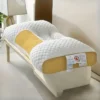 FONTOI 1 Pack Bed Pillow With Removable Cover, All-Season Comfort, Perfect For Home, Hotel, Bed, Yellow&White, 5.5"*5.5"*17" -Laura Ashley Shop GUEST 2c643774 5414 4cbe 9378 e2381b777a01