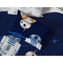 Saturday Park Star Wars Droids 100% Organic Cotton Duvet Cover & Sham Set -Laura Ashley Shop GUEST 2d1224f8 4785 491e b1d6 3a2b37c9712b