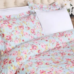 Soft 300 Thread Count Cotton Duvet Cover Bed Set With Pillow Shams, Vintage Floral Or Solid Bedding Bohemian Wildflower By Blue Nile Mills 9 Soft 300 Thread Count Cotton Duvet Cover Bed Set With Pillow Shams, Vintage Floral Or Solid Bedding Bohemian Wildflower By Blue Nile Mills -Laura Ashley Shop GUEST 2f6bb720 c5ac 4d15 8a7b 1017f88b20b2