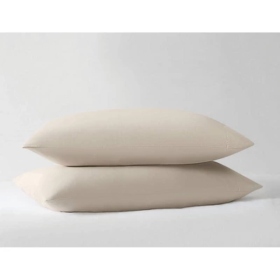 Truly Soft Standard Green Solid Pillowcase Pair Beige 6 Truly Soft Standard Green Solid Pillowcase Pair Beige - Image 4