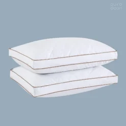 Peace Nest Natural Goose Feather And Down Sleeping 100% Cotton Pillow Cover Downproof Gusseted 2 Count -Laura Ashley Shop GUEST 3a0d52c3 43d1 49bf b679 3e0781c2473a