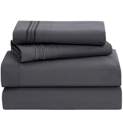 Nestl Double Brushed Microfiber Bed Sheet Set 3 Nestl Double Brushed Microfiber Bed Sheet Set