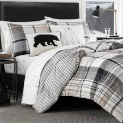Plaid Normandy Reversible Comforter Set - Eddie Bauer -Laura Ashley Shop GUEST 3c6a9ea4 fc47 4525 96f5 326a94b7d6cd