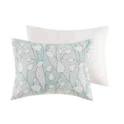 Anya Vine Printed Cotton Comforter Set Aqua Blue - Urban Habitat -Laura Ashley Shop GUEST 3e19f17f f0be 409a 9838 06e8779f4b67