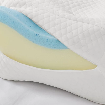 Medium Memory Foam Knee Pillow: Orthopedic Support For Back Pain Relief, Universal Sleeper Pillow, OEKO-TEX Certified 10 Medium Memory Foam Knee Pillow: Orthopedic Support For Back Pain Relief, Universal Sleeper Pillow, OEKO-TEX Certified - Image 8