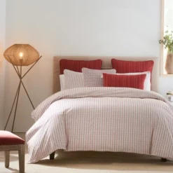 Lodi Reversible Percale Cotton Comforter Set Red/White - Heirlooms Of India -Laura Ashley Shop GUEST 4eef9082 a90a 429a 88e0 04ef4747dee9