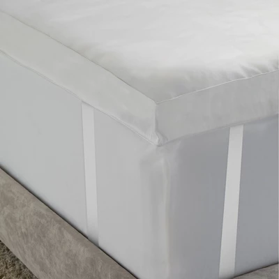 Hotel Laundry King 5" Featherbed: 233 Thread Count, 100% Cotton Cover, Dual Fill With Feather & Polyester Fiber 3 Hotel Laundry King 5" Featherbed: 233 Thread Count, 100% Cotton Cover, Dual Fill With Feather & Polyester Fiber