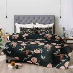 Holli Zollinger Floralista Comforter Set Green - Deny Designs