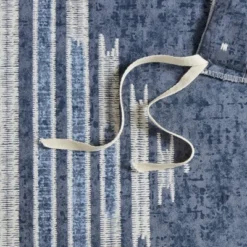 Inari Cotton Printed Duvet Cover Set With Trims Indigo Blue - Ink+Ivy -Laura Ashley Shop GUEST 548f8fd6 daf6 4580 bf85 2c88cbe2b47c