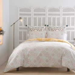 Landour Reversible Percale Cotton Comforter Set Yellow - Heirlooms Of India -Laura Ashley Shop GUEST 5ce88a03 f477 48bc af42 d80f822a36c6