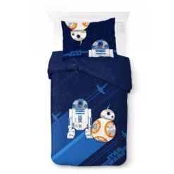 Saturday Park Star Wars Droids 100% Organic Cotton Duvet Cover & Sham Set