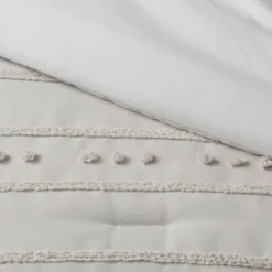 4pc Clipped Stripe Poms Comforter Bedding Set - Threshold™ -Laura Ashley Shop GUEST 6474436f 0746 4a2d 8720 5e4921bc6129