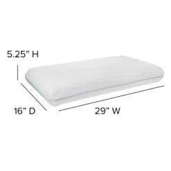 Flash Furniture Capri Comfortable Sleep Memory Foam Gel Queen Pillow -Laura Ashley Shop GUEST 6b278530 9cb0 4f7d 9708 fa0f5012b129