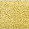 Wedding Ring Collection 100% Cotton Tufted Unique Luxurious Loop Design Sham Yellow - Better Trends -Laura Ashley Shop GUEST 73171562 54f1 41a1 bf3f 3043593da690