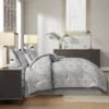 7pc Ollie Jacquard Comforter Set Gray - Madison Park -Laura Ashley Shop GUEST 7678941b 60da 4099 b2e1 92c2336b4a8b