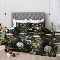 Iveta Abolina Helaine Night Cotton Comforter & Sham Set - Deny Designs 7 Iveta Abolina Helaine Night Cotton Comforter & Sham Set - Deny Designs -Laura Ashley Shop GUEST 7ab06112 08d3 4684 89a5 78ec7447293d