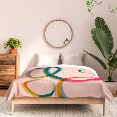 Deny Designs ThirtyOne Illustrations Love And Aberration Comforter Set Pink 4 Deny Designs ThirtyOne Illustrations Love And Aberration Comforter Set Pink - Image 2