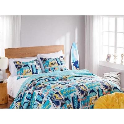 Greenland Home Fashions Wave Rider 2005BS Sham Standard, 20X26 4 Greenland Home Fashions Wave Rider 2005BS Sham Standard, 20X26 - Image 2