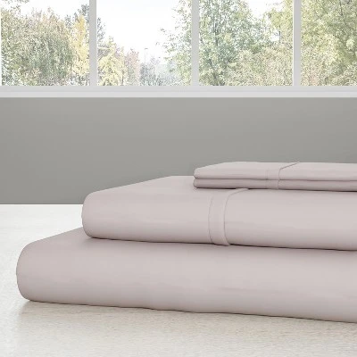 Hastings Home 3PC Microfiber Twin Sheet Set, Beige 3 Hastings Home 3PC Microfiber Twin Sheet Set, Beige