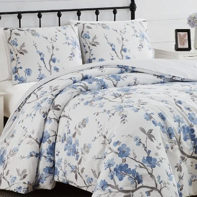 Kasumi Floral Duvet Cover Set - Cannon 6 Kasumi Floral Duvet Cover Set - Cannon - Image 4
