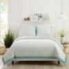 Standard Felicity Sham White/Turquoise - Jessica Simpson -Laura Ashley Shop GUEST 8a64adf7 3622 4f9f 9e4e 974bee44e195
