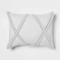 4pc Clipped Stripe Poms Comforter Bedding Set - Threshold™ -Laura Ashley Shop GUEST 8d139982 3828 47ac 895d 4255d7a3549e