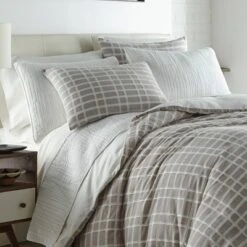 City Scene Full/Queen Sherman Duvet Cover Set Gray -Laura Ashley Shop GUEST 8e65ea7a 3242 4e33 8362 818e70071a91
