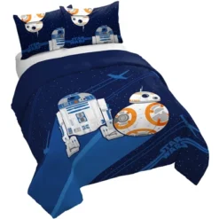 Saturday Park Star Wars Droids 100% Organic Cotton Duvet Cover & Sham Set -Laura Ashley Shop GUEST 95dc1d14 5610 486d b97a 4f152ee6d99c