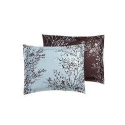 8pc Leaf Bed In A Bag Comforter Set Blue & Chocolate - VCNY Home -Laura Ashley Shop GUEST 9bf88ffa 9a9e 42ab a054 62dbeecf19ff