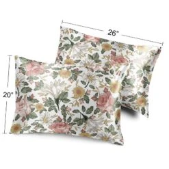 Sweet Jojo Designs Decorative Satin Pillowcases Vintage Floral Pink Green 2pc -Laura Ashley Shop GUEST 9f3a9fd4 95c4 4325 acee 83248ae12ddc