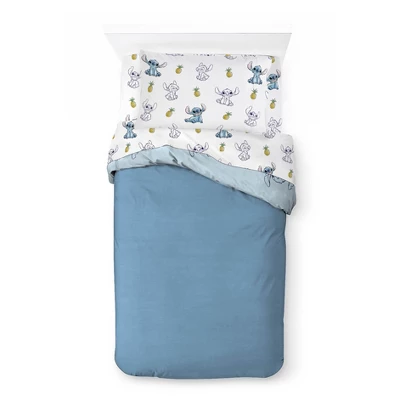 Saturday Park Disney Lilo & Stitch Watercolor Vibes 100% Organic Cotton Bed Set 4 Saturday Park Disney Lilo & Stitch Watercolor Vibes 100% Organic Cotton Bed Set - Image 2
