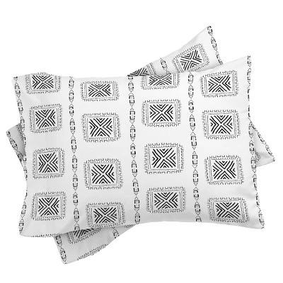 Deny Designs Schatzi Brown Mudcloth Comforter Set Black/White 4 Deny Designs Schatzi Brown Mudcloth Comforter Set Black/White - Image 2